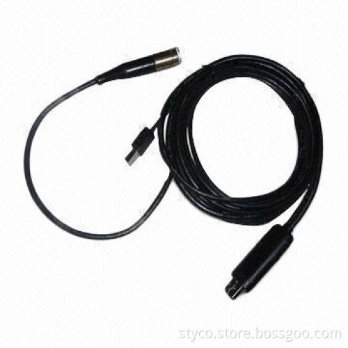 Waterproof Snake Hidden Camera with 1/6-inch VGA CMOS, USB Connector; 15 Meter Night Vision
